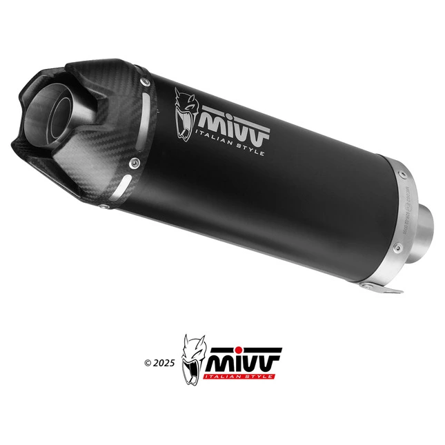 MIVV Oval Auspuffsystem mit EG-BE