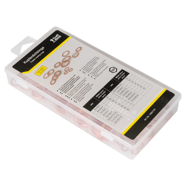 Craft-Meyer Kupferdichtring-Set 150-teilig metrisch