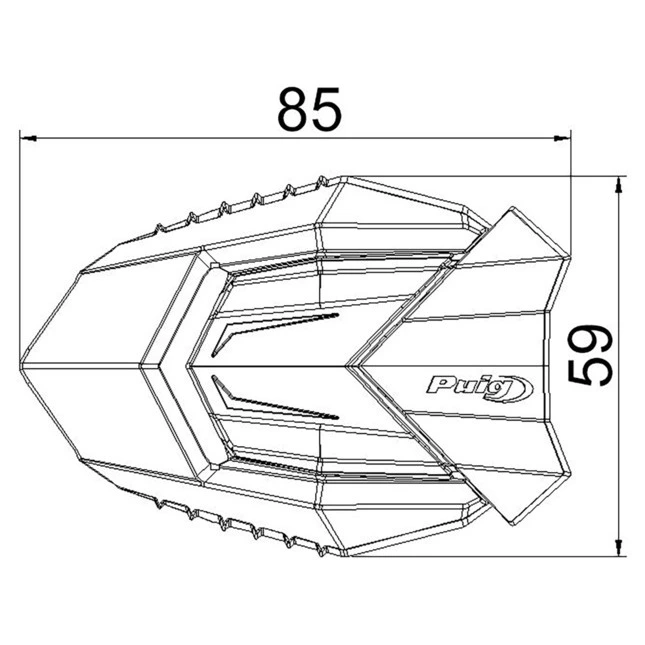 Puig Sturzpads R19