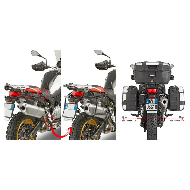 Givi Seitenträger Plr