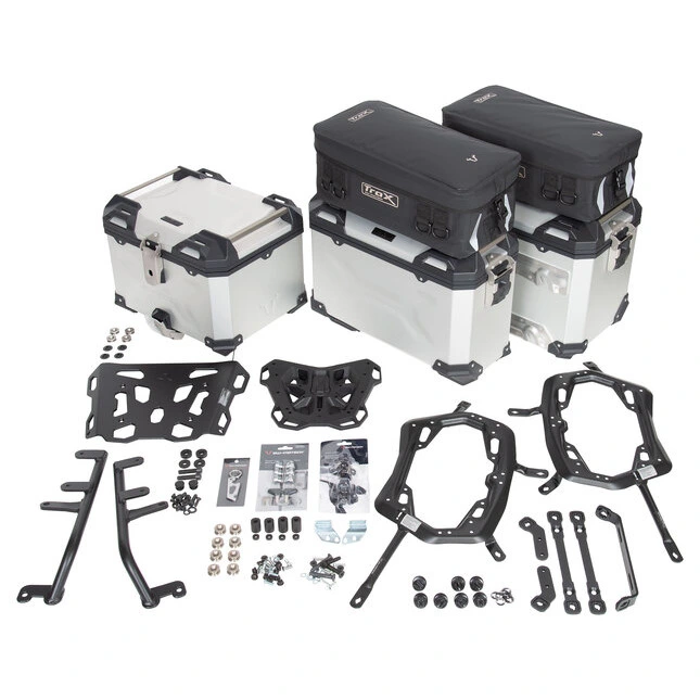 SW-Motech TRAX ADV Koffer-Komplettset silber