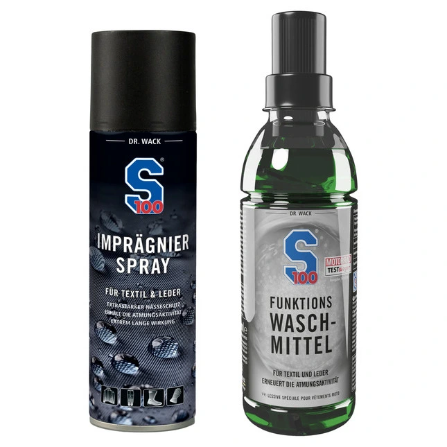 S100 Imprägnier-Spray + Funktions-Waschmittel