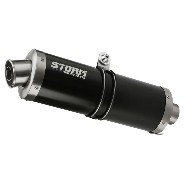 Storm Steel Black Oval
