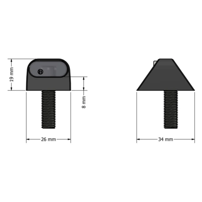 MOTOISM Blinker Type-Two Brems-, Rück- &