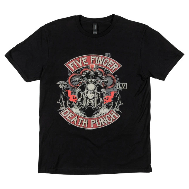 Brandit Five Finger Death Punch Biker Skully