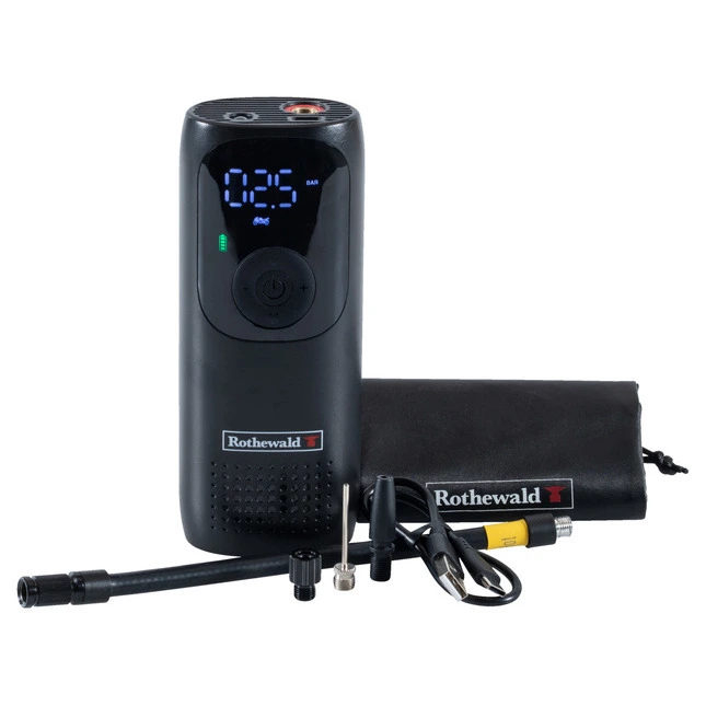 Rothewald Akku-Druckluft-Pumpe 10 Bar