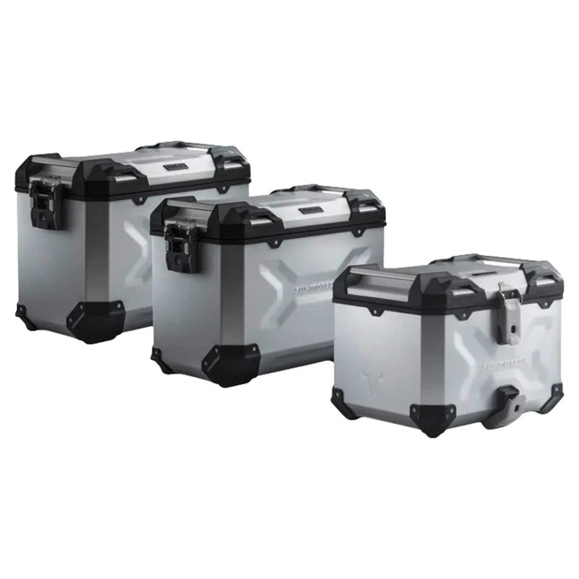 SW-Motech TRAX ADV Koffer-Komplettset silber