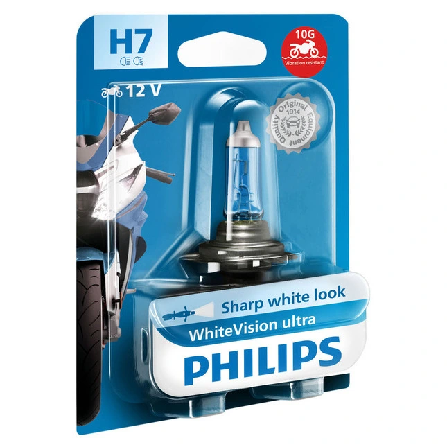 Philips WhiteVision H7 ultra moto, 55W