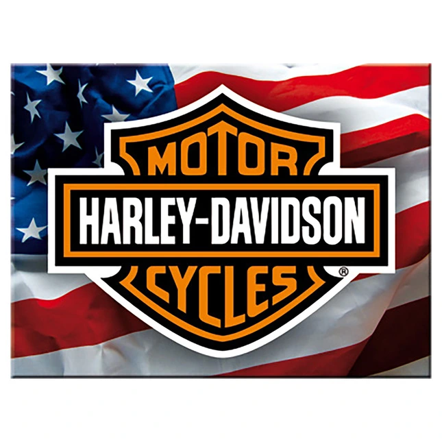 Harley-Davidson Magnete 80x55mm
