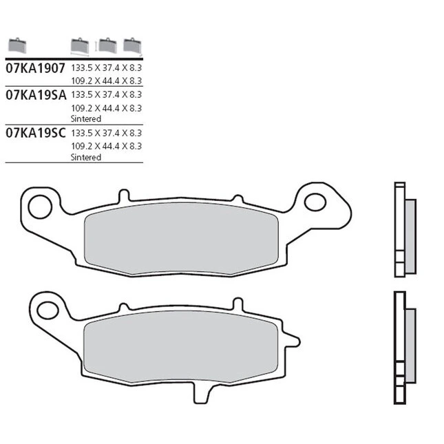 Brembo Bremsbeläge Sintermetall