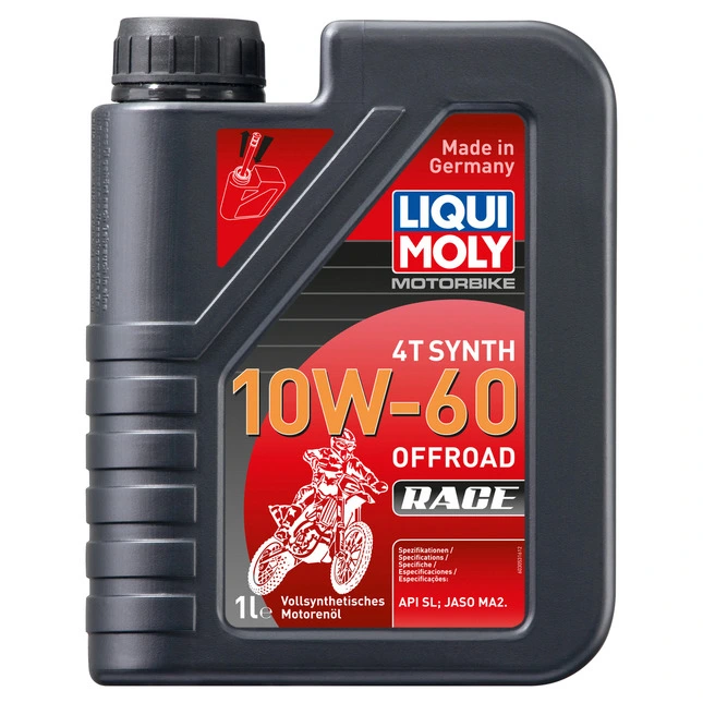 LIQUI MOLY Motorenöl 4T Synth 10W-60 Offr. Race, 1L