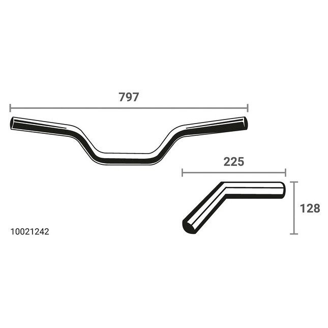 TRW Off-Road Lenker Alu Breite 797Mm