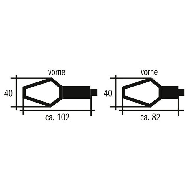 Louis Parts Universal-Halogenblinker