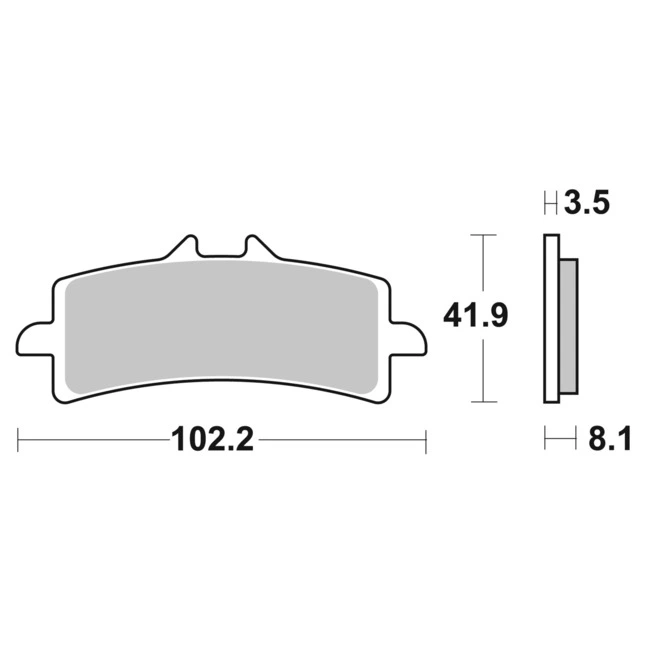Brembo Bremsbelag High Performance SR