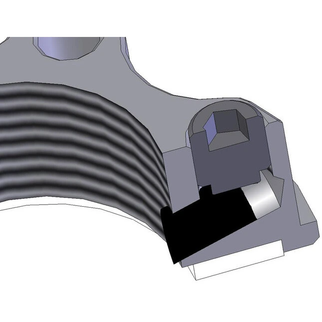 Gilles Steuerkopfmutter Acma Aluminium