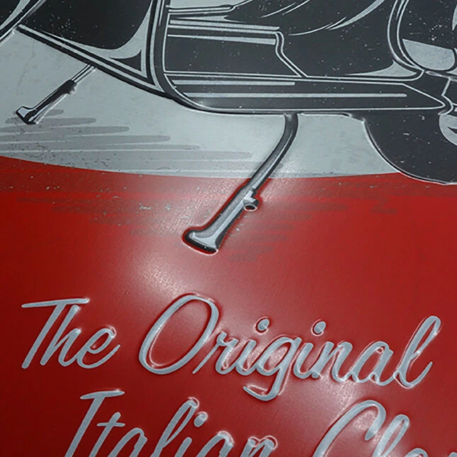 Vespa Retro Blechschild Vespa 59