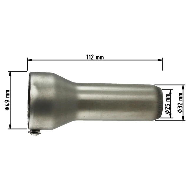 Shark Auspuff Ersatz db-Absorber für