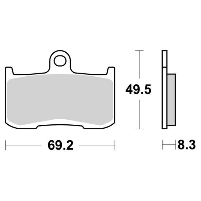 Brembo Bremsbelag High Performance SR