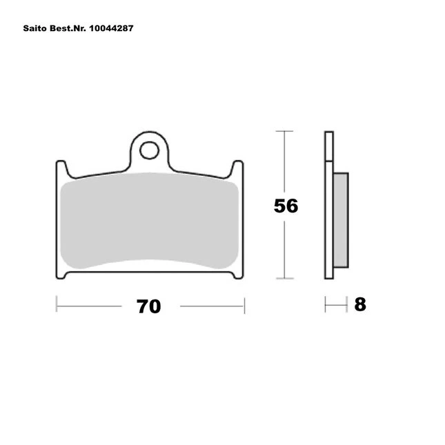 Louis Parts Bremsbeläge organisch