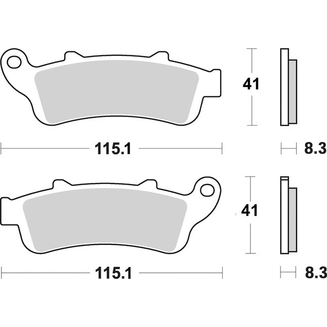 Louis Parts Bremsbeläge organisch