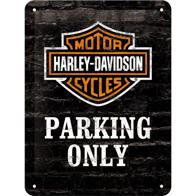 Harley-Davidson Blechschild Harley Davidson Parking Only