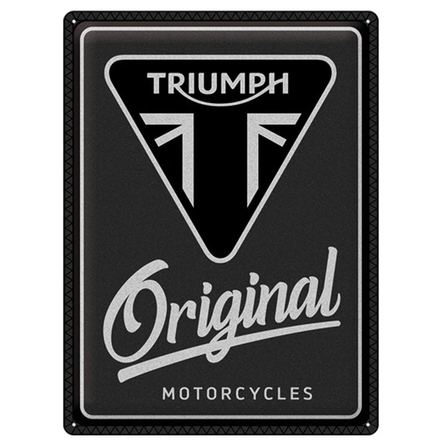 Triumph Blechschild "Original"