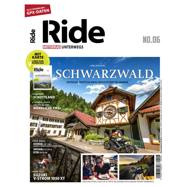 Motorrad RIDE Motorrad unterwegs - Schwarzwald