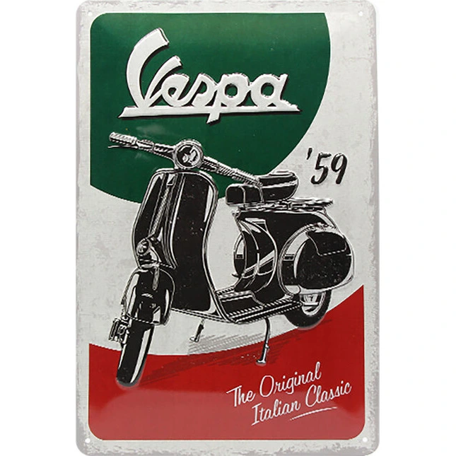 Vespa Blechschild Vespa Logo