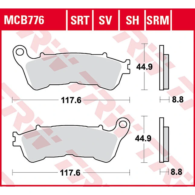 TRW Sinter Srt Road & Track Bremsbeläge
