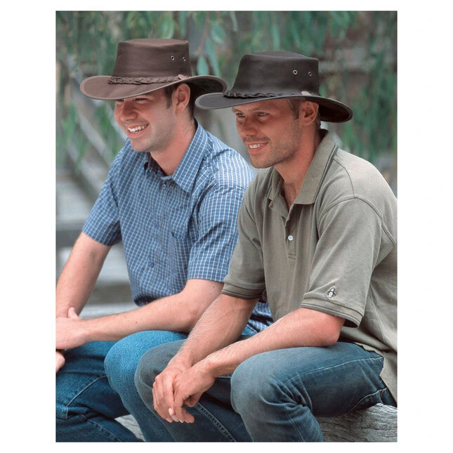 Barmah Hats Lederhut