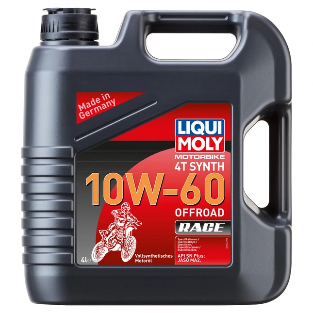 LIQUI MOLY Motorenöl 4T Synth 10W-60 Offr. Race, 4L