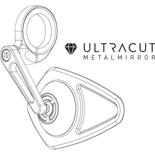 motogadget Spiegel glaslos mo.view blade