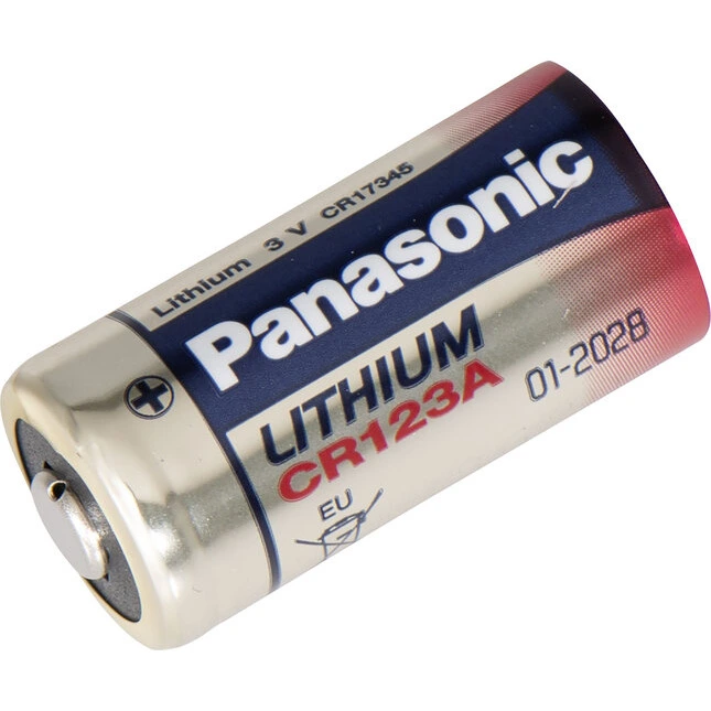 undefined BATTERIE CR123A PANASONIC