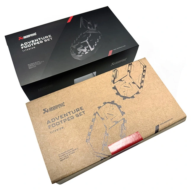 Akrapovic Adventure Fussrasten-Set Titan m. ABE