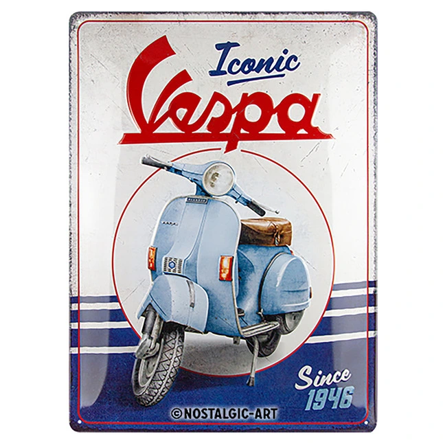 Vespa - Iconic Blechschild