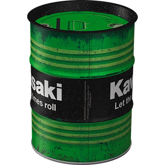 Kawasaki Ölfass Spardose