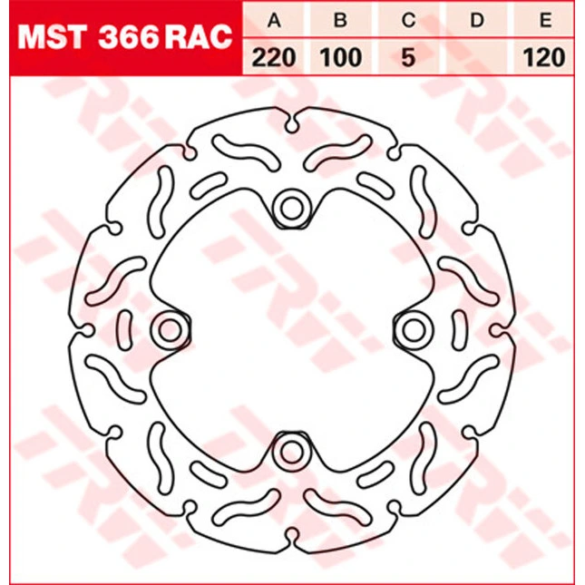 TRW Bremsscheiben Racing, Hinten, mit ABE