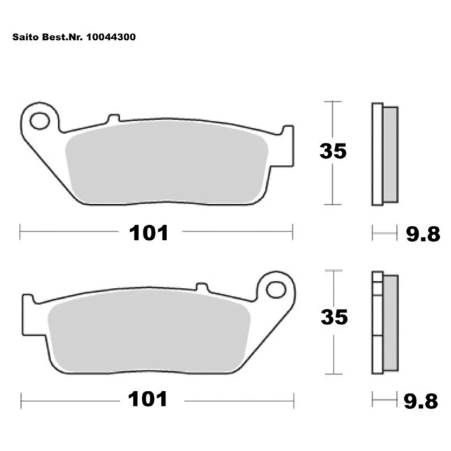 Louis Parts Bremsbeläge organisch