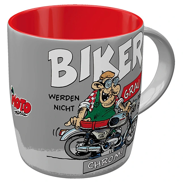 Motomania Becher "Biker werden nicht grau"