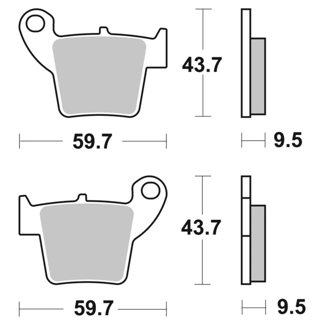 Brembo Bremsbeläge Sintermetall