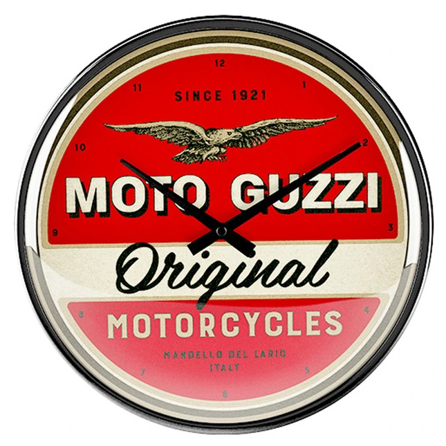 Moto-Guzzi Wanduhr Moto-Guzzi