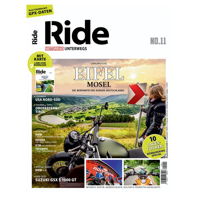 Motorrad RIDE Motorrad unterwegs - Eifel, Mosel