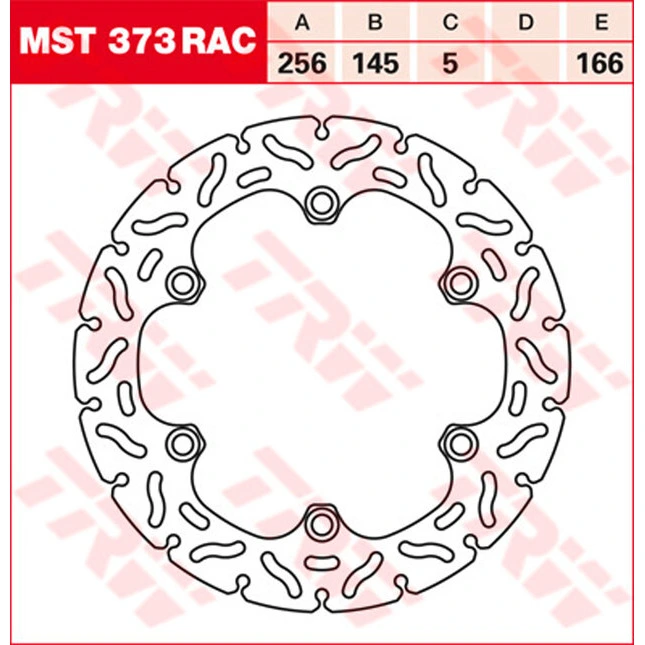 TRW Bremsscheiben Racing, Hinten, mit ABE