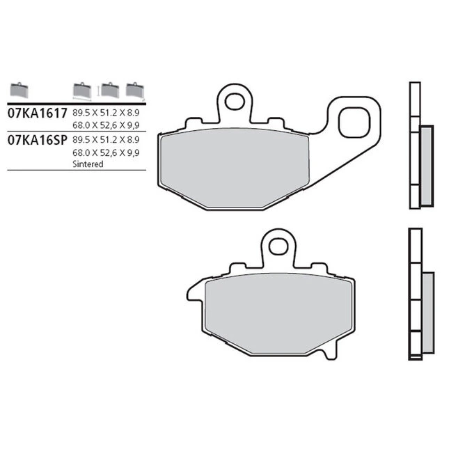 Brembo Bremsbeläge Sintermetall