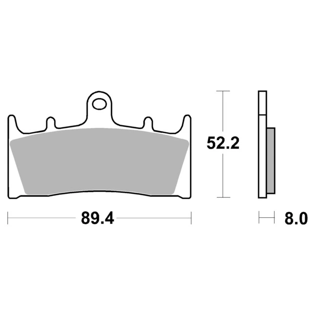 Brembo Bremsbeläge Organisch Carbon Ceramic