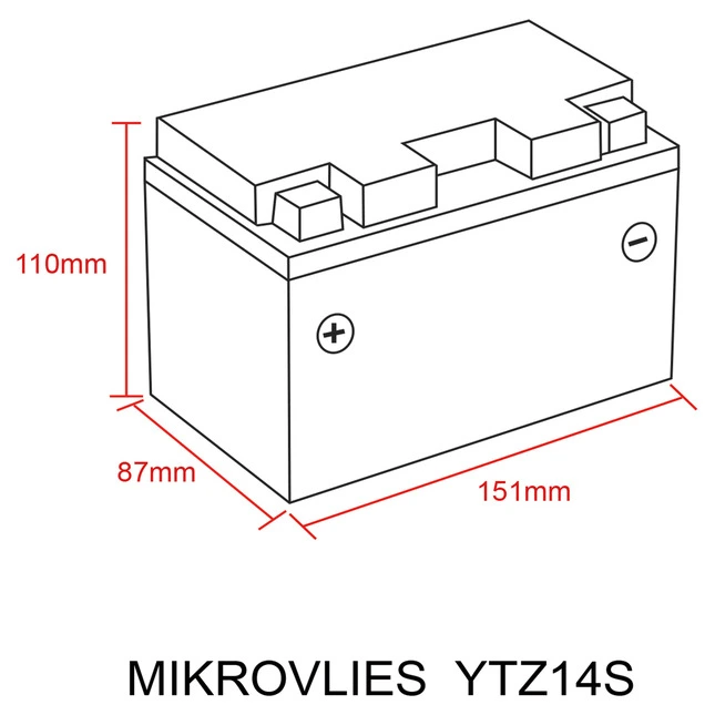 Delo Mikrovlies-Batterie