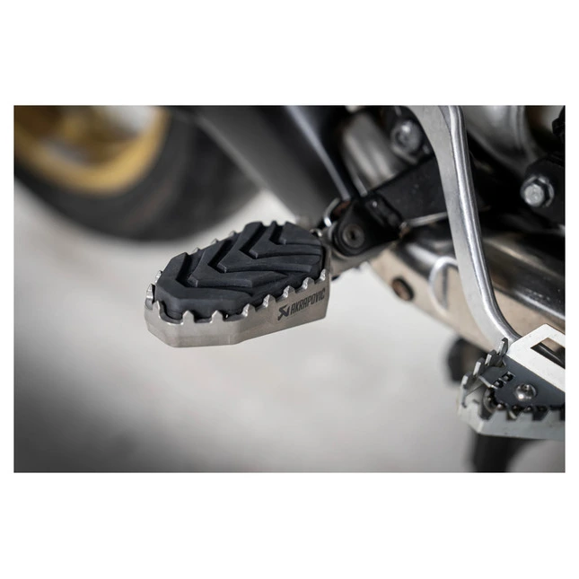 Akrapovic Adventure Fussrasten-Set Titan m. ABE