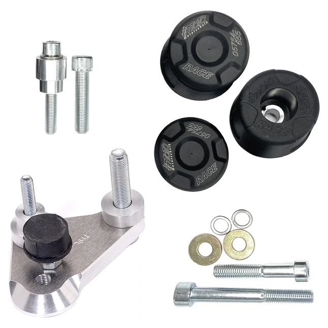 GSG Mototechnik GSG STURZPAD-SATZ DUO, KIT SILBER
