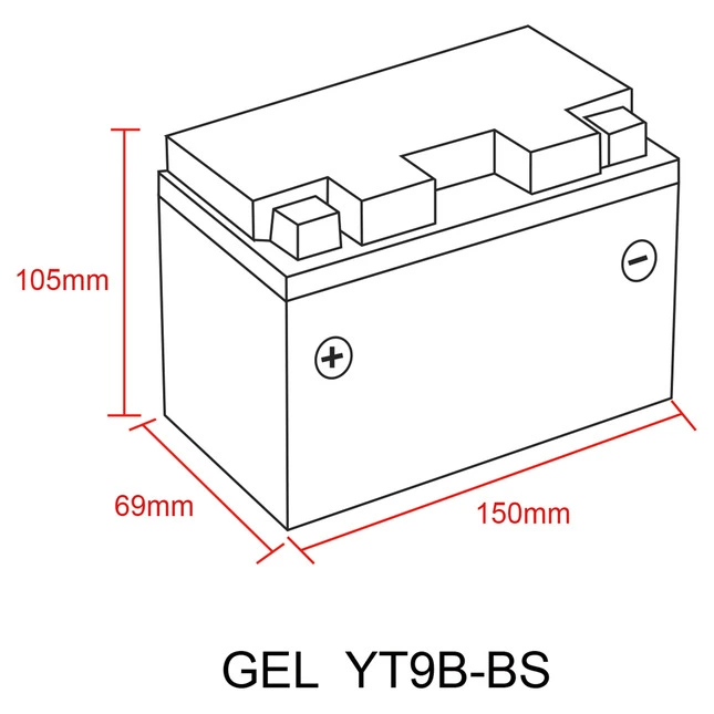 saito Gel-Batterie