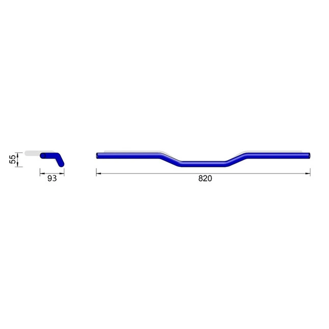 Highsider Alu-Lenker Street Bar A00 Breite: 820 mm